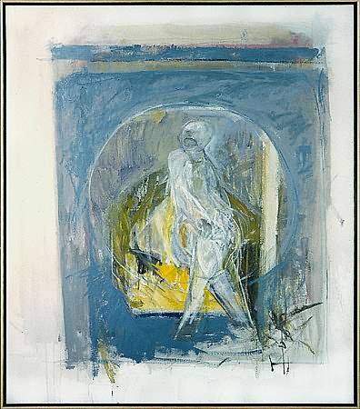 Seated Figure S1, 1966, a/c, 45x42