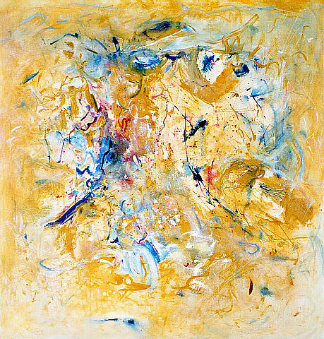 Abexum, 1999, Acrylic on Canvas, 56h x 53w (114K)