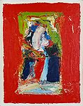 Small Red, 1989, o/c, 22x17